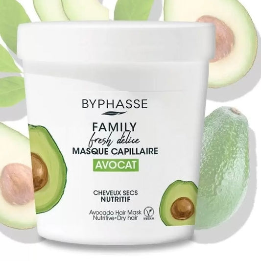 Mascarilla Capilar Nutritiva de Aguacate (Para Cabello Seco) - Byphasse