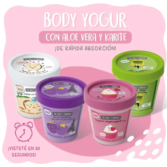 Crema Corporal Yogurt Fresa Y Nata The Fruit Company