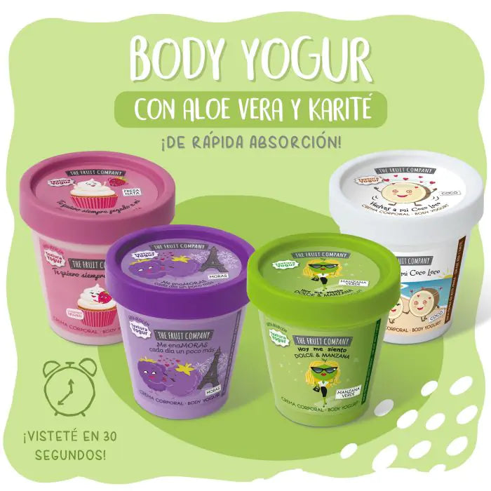 Crema Corporal Yogur Manzana Verde The Fruit Company