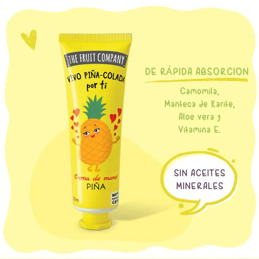 Crema de Manos Piña The Fruit Company