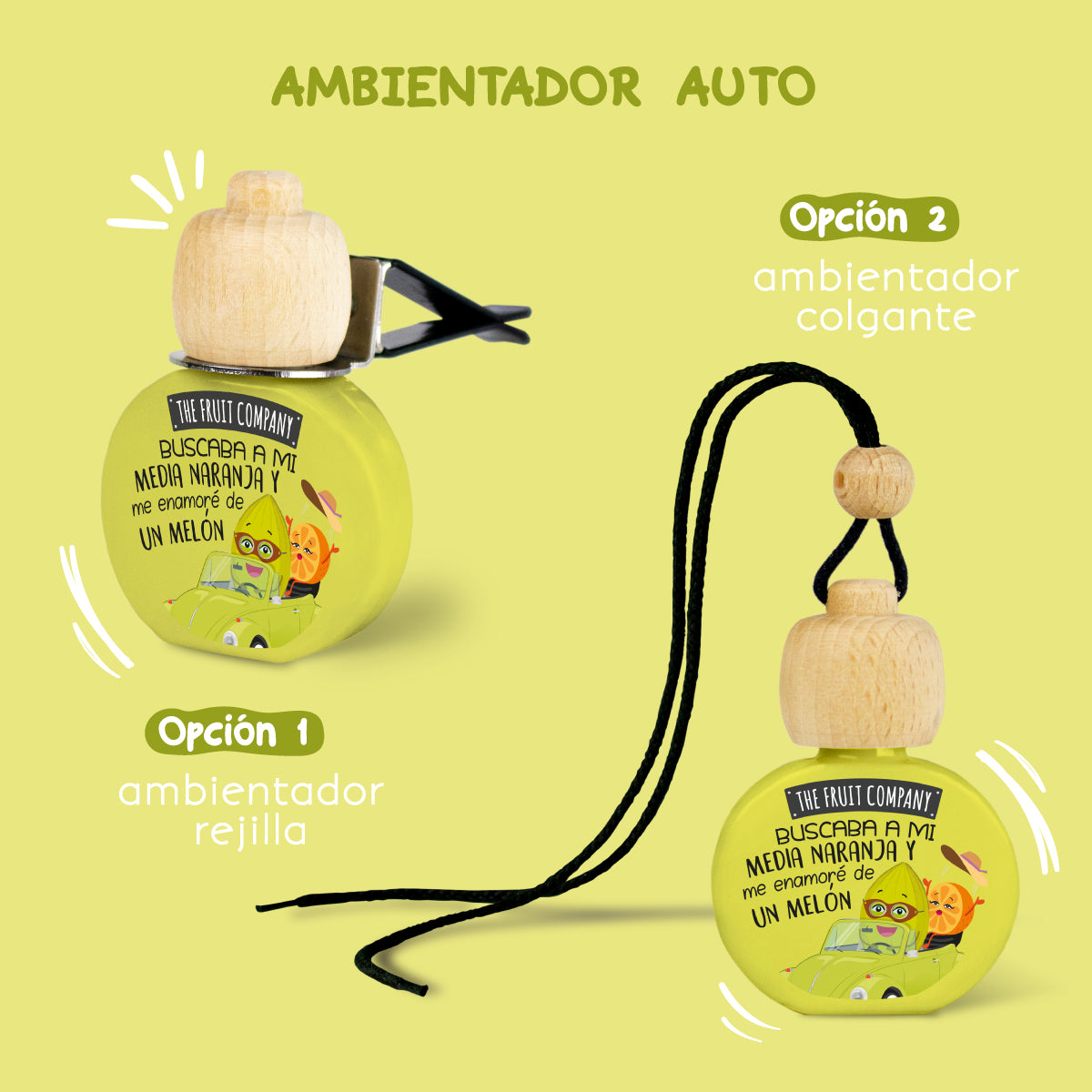 Ambientador para Coche de Melon TFC