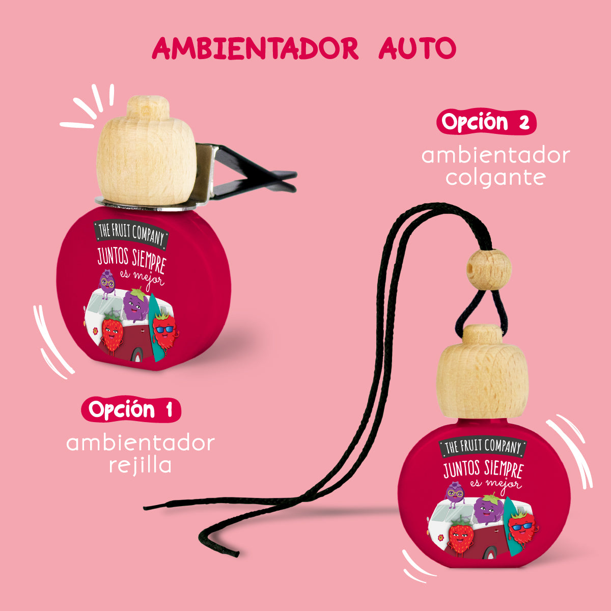 Ambientador para Coche de Frutos Rojos TFC