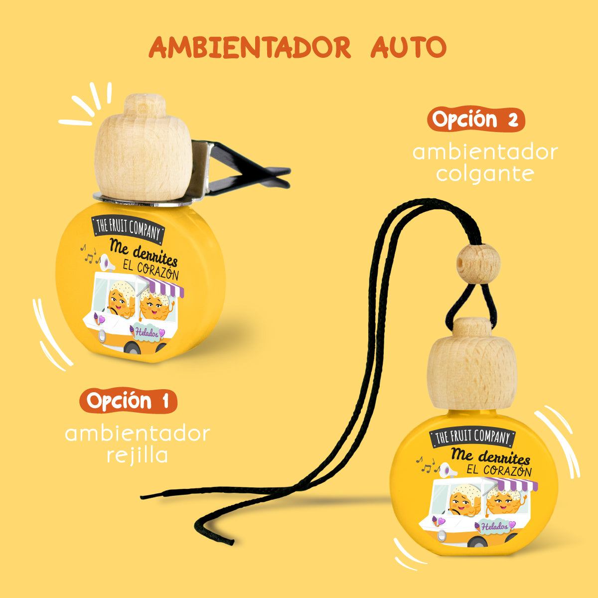 Ambientador para Coche de Sorbete de Mango TFC